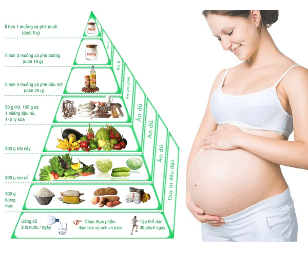 DINH DƯỠNG CHO BÀ BẦU CÓ THAI KỲ KHỎE MẠNH - Bệnh Viện Nam Học Hiếm Muộn Việt-Bỉ